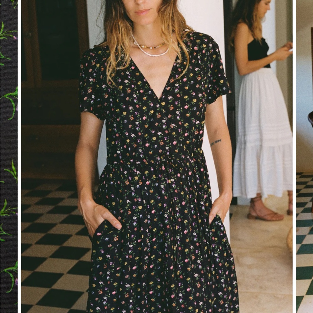 Christy Dawn NWT Night Garden Dress XL
